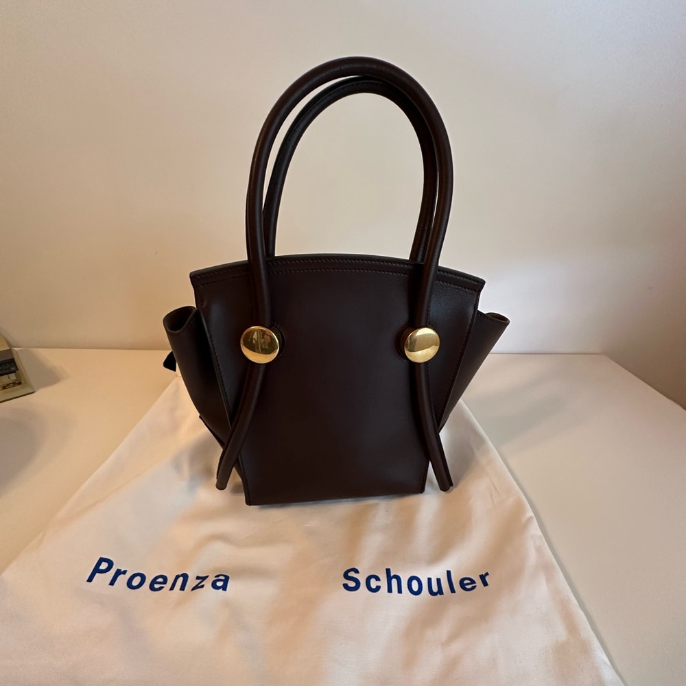 Brand new Proenza Schouler small pipe top handle tote bag - Picture 9 of 16